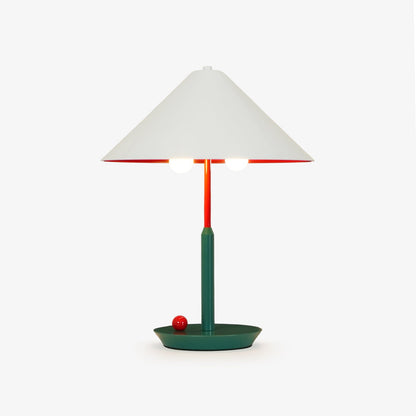 Little Eliah Table Lamp | Steel & Aluminum Alloy | Orange Flamingo, Green Peacock, Deep Blue, Yellow