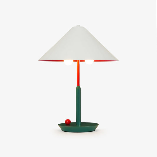 Little Eliah Table Lamp | Steel & Aluminum Alloy | Orange Flamingo, Green Peacock, Deep Blue, Yellow