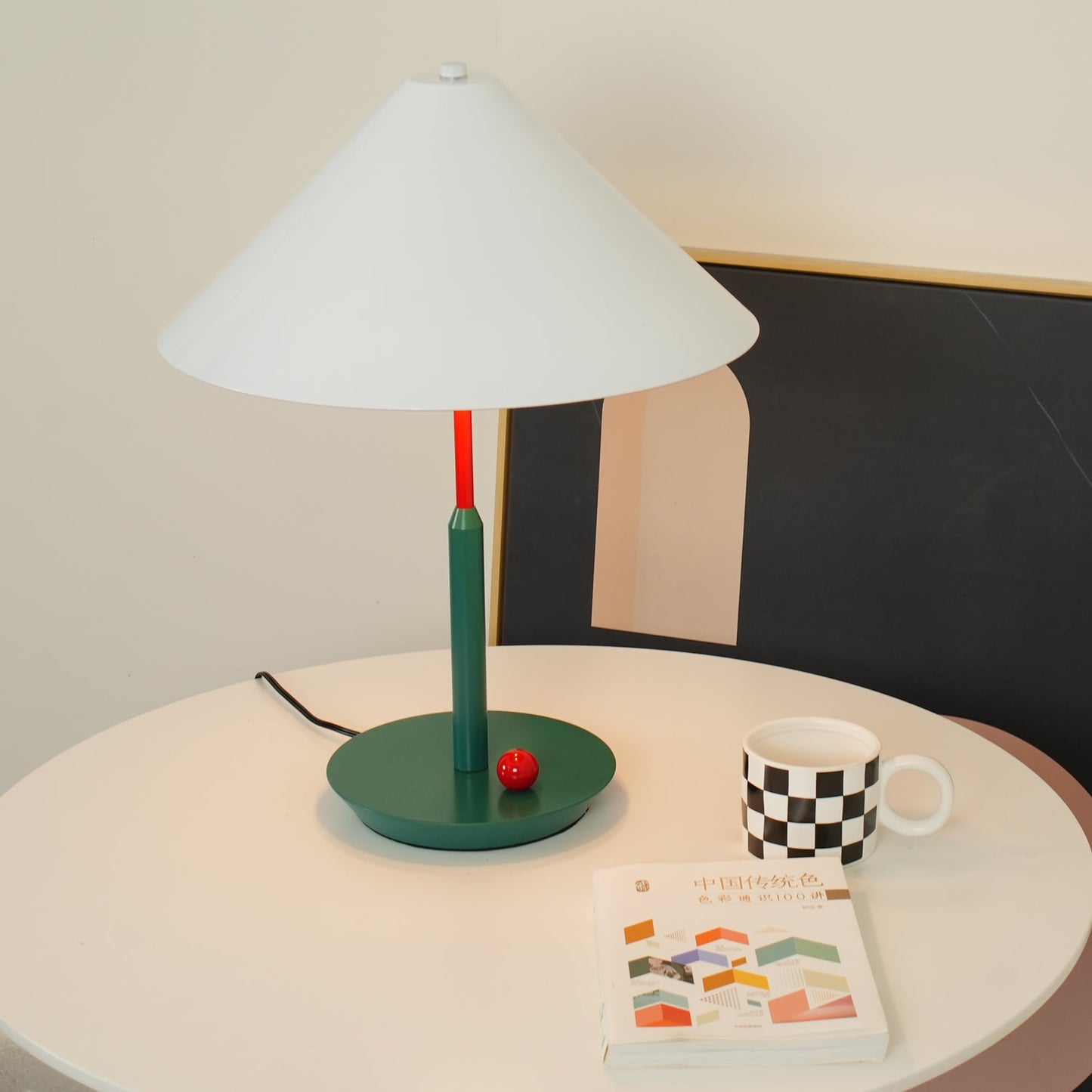 Little Eliah Table Lamp | Steel & Aluminum Alloy | Orange Flamingo, Green Peacock, Deep Blue, Yellow