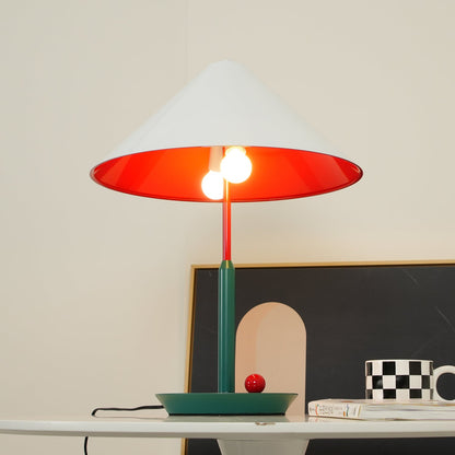 Little Eliah Table Lamp | Steel & Aluminum Alloy | Orange Flamingo, Green Peacock, Deep Blue, Yellow