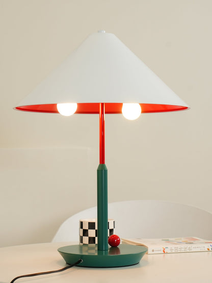 Little Eliah Table Lamp | Steel & Aluminum Alloy | Orange Flamingo, Green Peacock, Deep Blue, Yellow