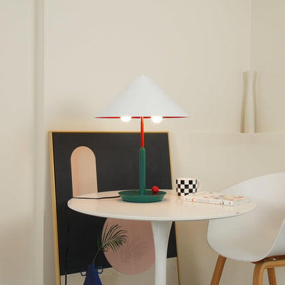 Little Eliah Table Lamp | Steel & Aluminum Alloy | Orange Flamingo, Green Peacock, Deep Blue, Yellow