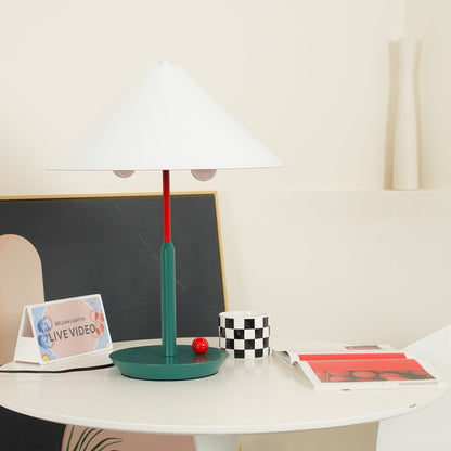 Little Eliah Table Lamp | Steel & Aluminum Alloy | Orange Flamingo, Green Peacock, Deep Blue, Yellow