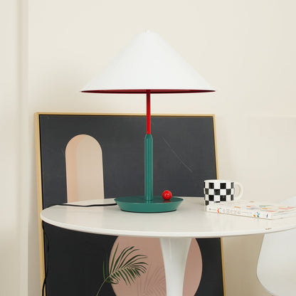 Little Eliah Table Lamp | Steel & Aluminum Alloy | Orange Flamingo, Green Peacock, Deep Blue, Yellow
