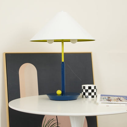 Little Eliah Table Lamp | Steel & Aluminum Alloy | Orange Flamingo, Green Peacock, Deep Blue, Yellow