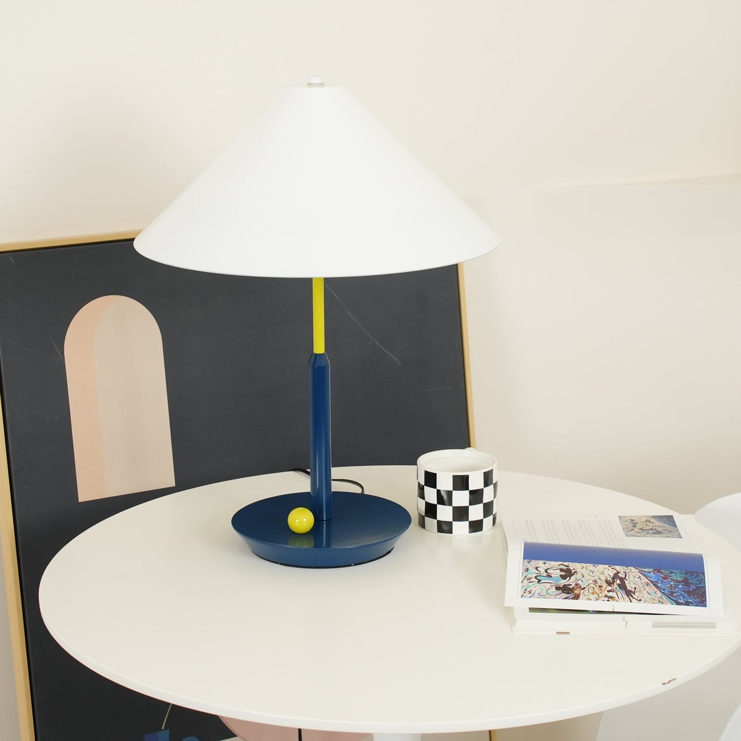 Little Eliah Table Lamp | Steel & Aluminum Alloy | Orange Flamingo, Green Peacock, Deep Blue, Yellow