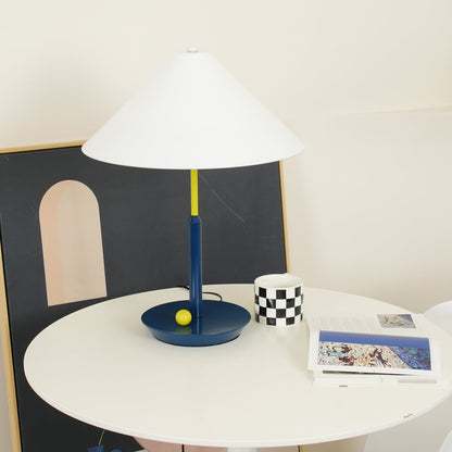 Little Eliah Table Lamp | Steel & Aluminum Alloy | Orange Flamingo, Green Peacock, Deep Blue, Yellow