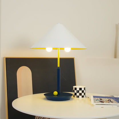 Little Eliah Table Lamp | Steel & Aluminum Alloy | Orange Flamingo, Green Peacock, Deep Blue, Yellow