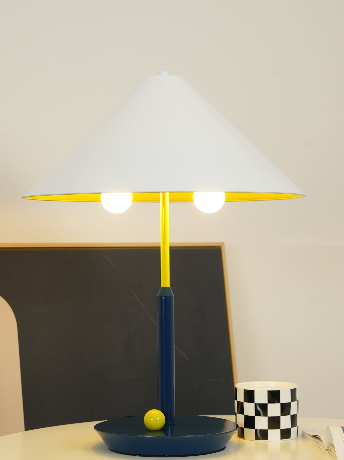 Little Eliah Table Lamp | Steel & Aluminum Alloy | Orange Flamingo, Green Peacock, Deep Blue, Yellow