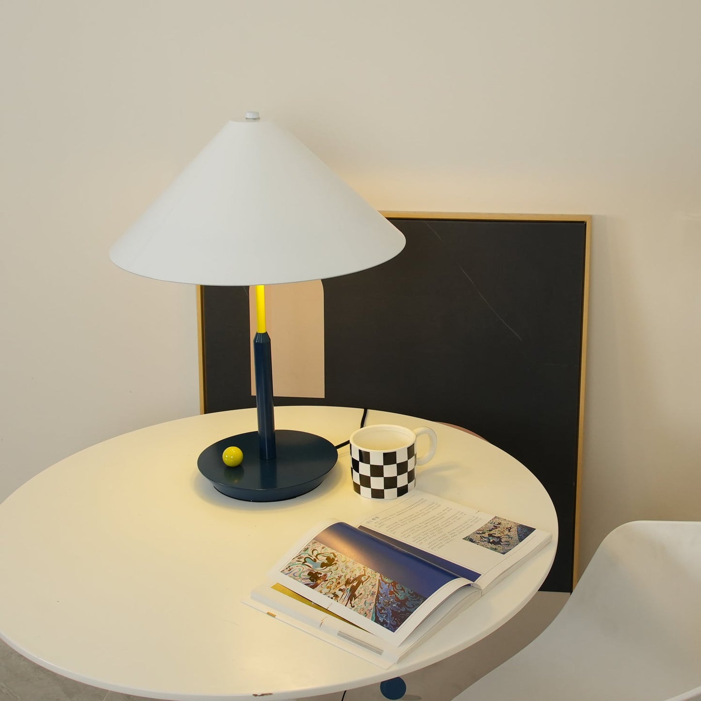 Little Eliah Table Lamp | Steel & Aluminum Alloy | Orange Flamingo, Green Peacock, Deep Blue, Yellow