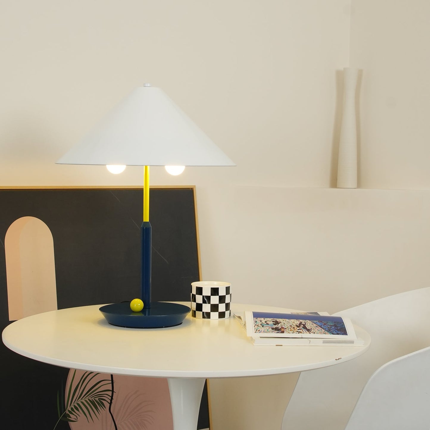 Little Eliah Table Lamp | Steel & Aluminum Alloy | Orange Flamingo, Green Peacock, Deep Blue, Yellow