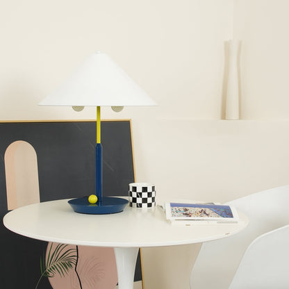 Little Eliah Table Lamp | Steel & Aluminum Alloy | Orange Flamingo, Green Peacock, Deep Blue, Yellow