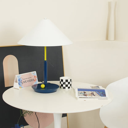 Little Eliah Table Lamp | Steel & Aluminum Alloy | Orange Flamingo, Green Peacock, Deep Blue, Yellow