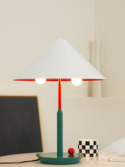 Little Eliah Table Lamp | Steel & Aluminum Alloy | Orange Flamingo, Green Peacock, Deep Blue, Yellow