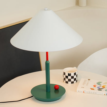 Little Eliah Table Lamp | Steel & Aluminum Alloy | Orange Flamingo, Green Peacock, Deep Blue, Yellow