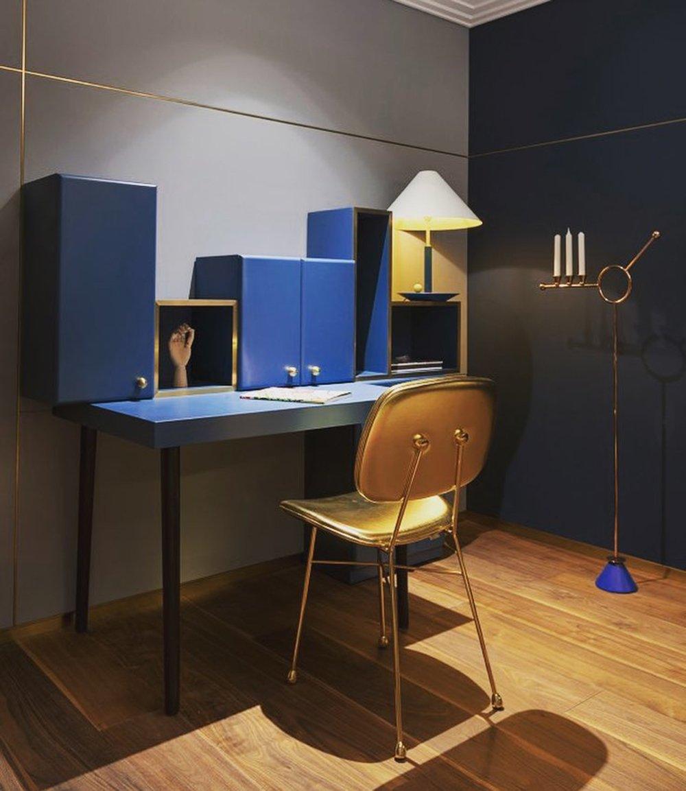 Little Eliah Table Lamp | Steel & Aluminum Alloy | Orange Flamingo, Green Peacock, Deep Blue, Yellow