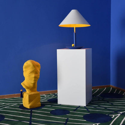 Little Eliah Table Lamp | Steel & Aluminum Alloy | Orange Flamingo, Green Peacock, Deep Blue, Yellow