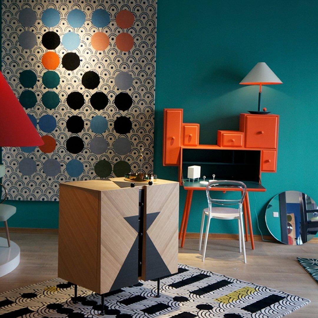 Little Eliah Table Lamp | Steel & Aluminum Alloy | Orange Flamingo, Green Peacock, Deep Blue, Yellow