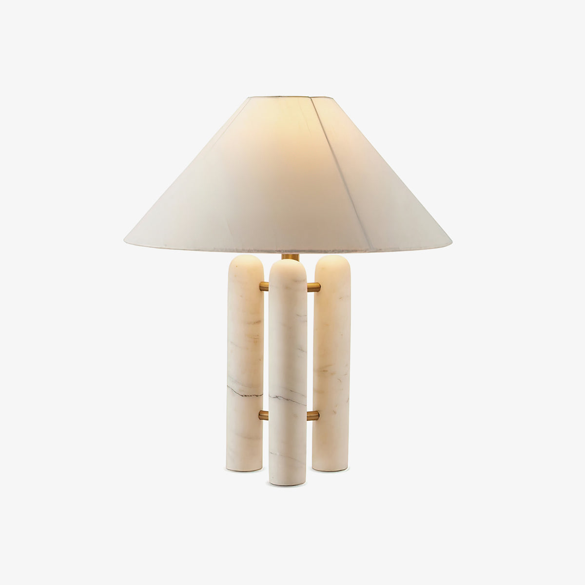 Lloyd Table Lamp | Marble & Metal | White