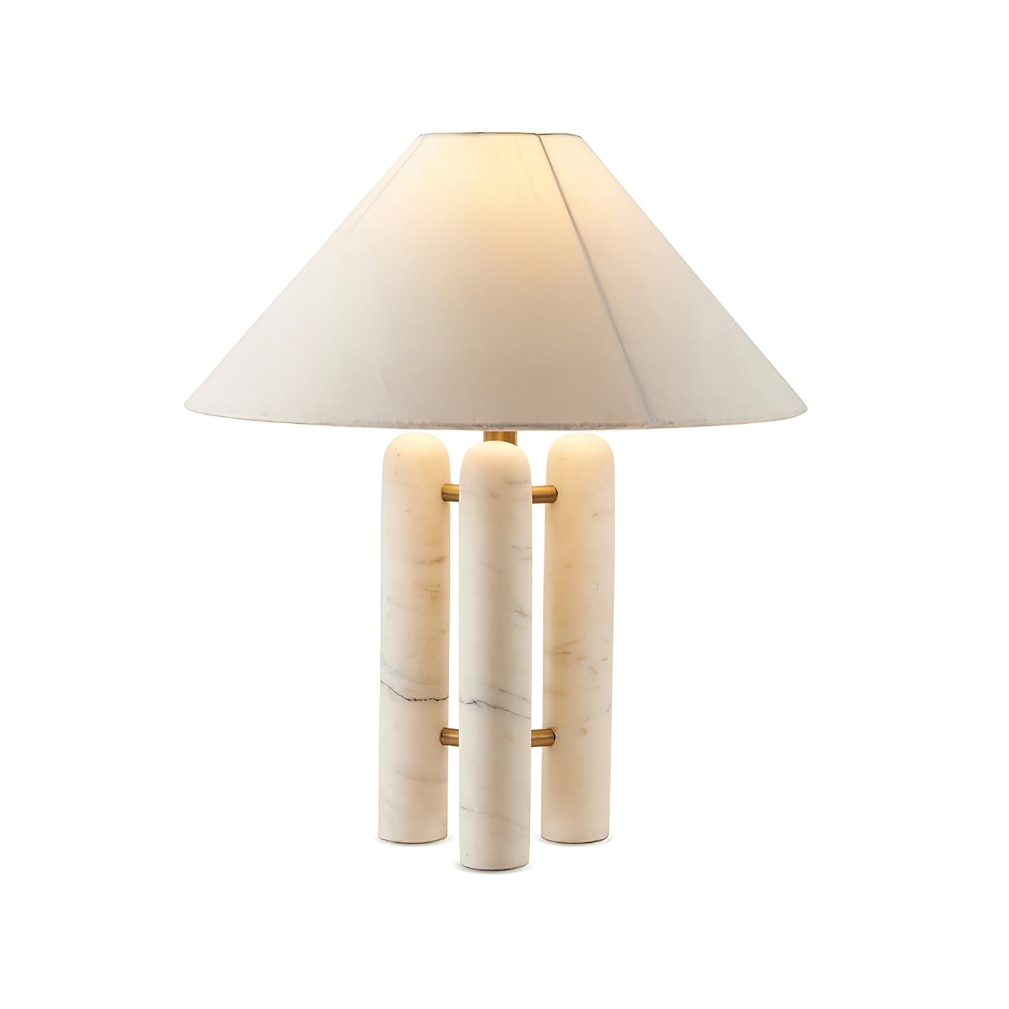 Lloyd Table Lamp | Marble & Metal | White