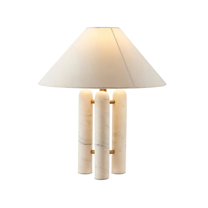 Lloyd Table Lamp | Marble & Metal | White