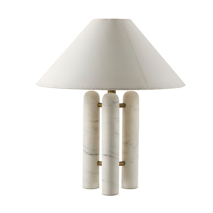 Lloyd Table Lamp | Marble & Metal | White