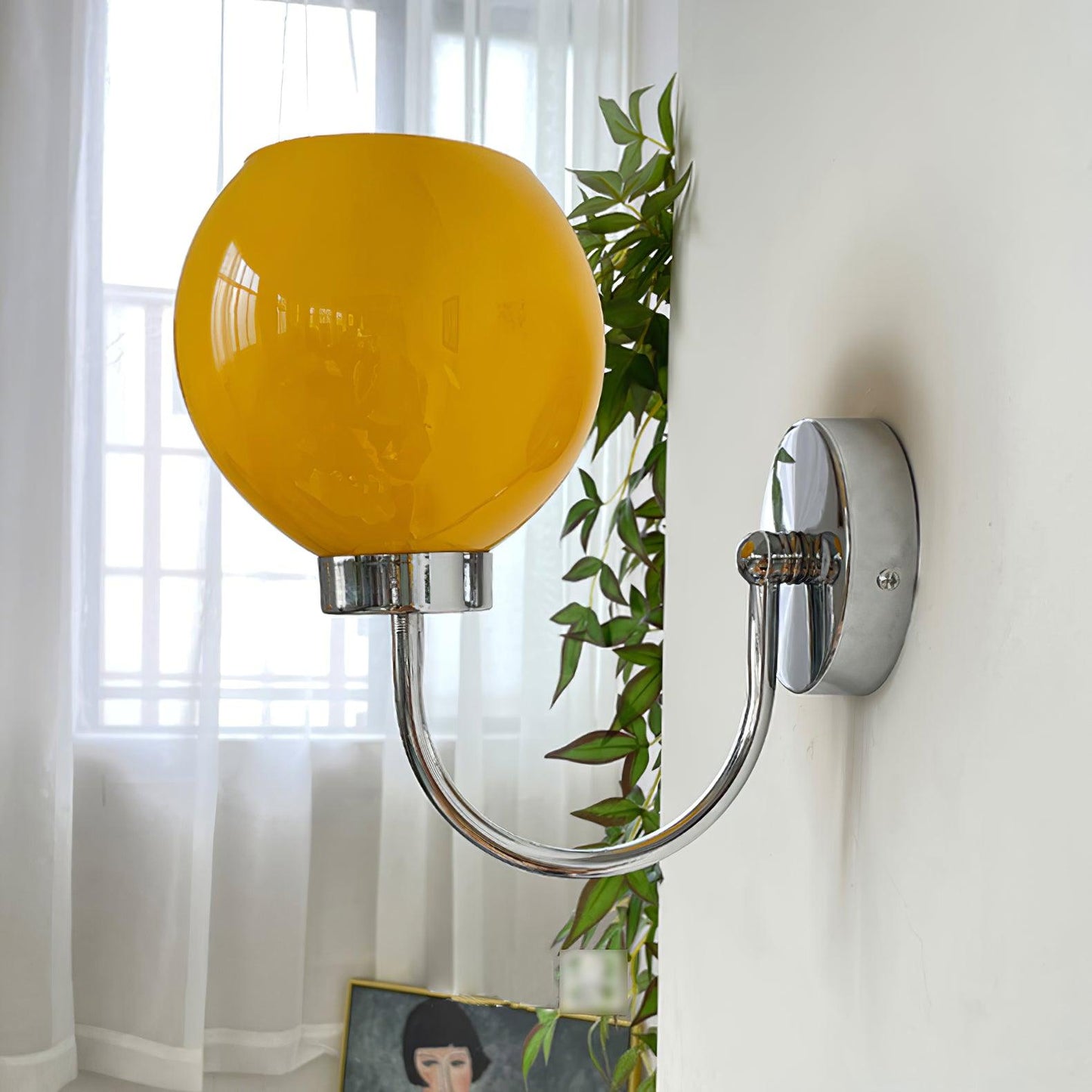 Loa Wall Lamp | Metal & Glass | Silver