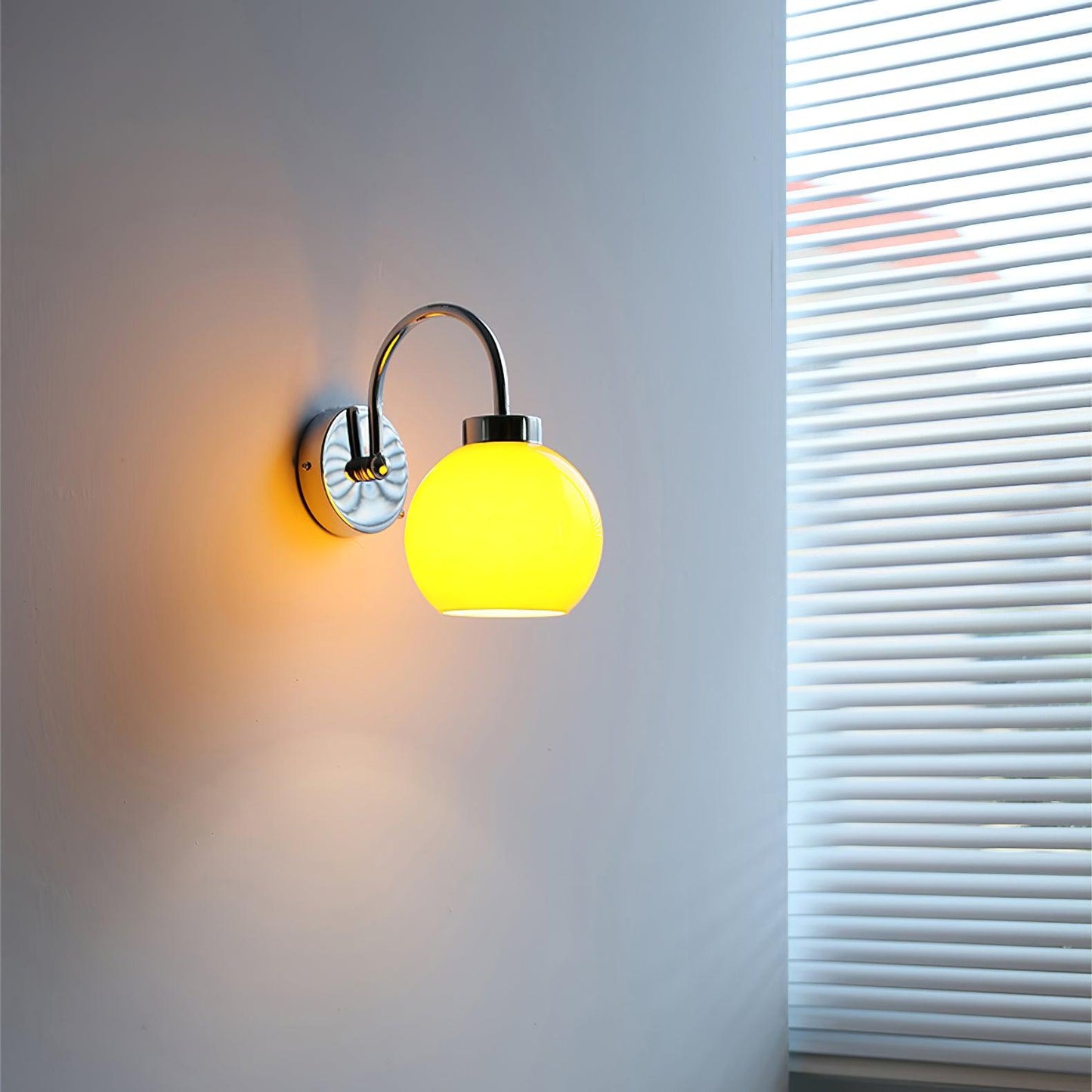 Loa Wall Lamp | Metal & Glass | Silver