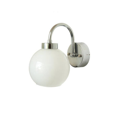 Loa Wall Lamp | Metal & Glass | Silver