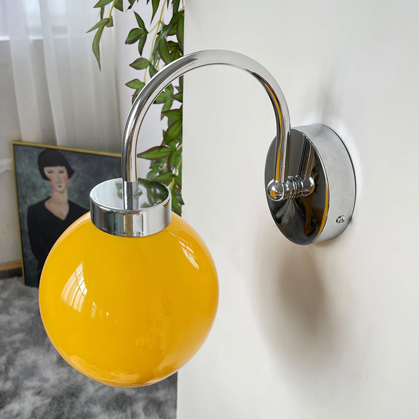 Loa Wall Lamp | Metal & Glass | Silver