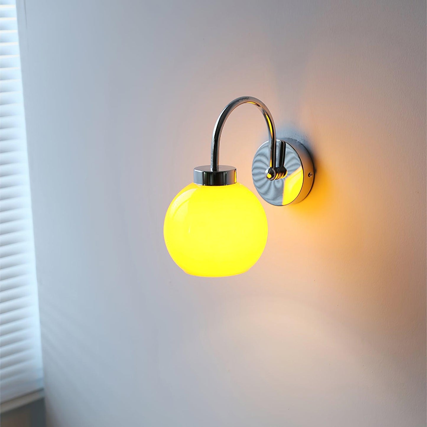 Loa Wall Lamp | Metal & Glass | Silver