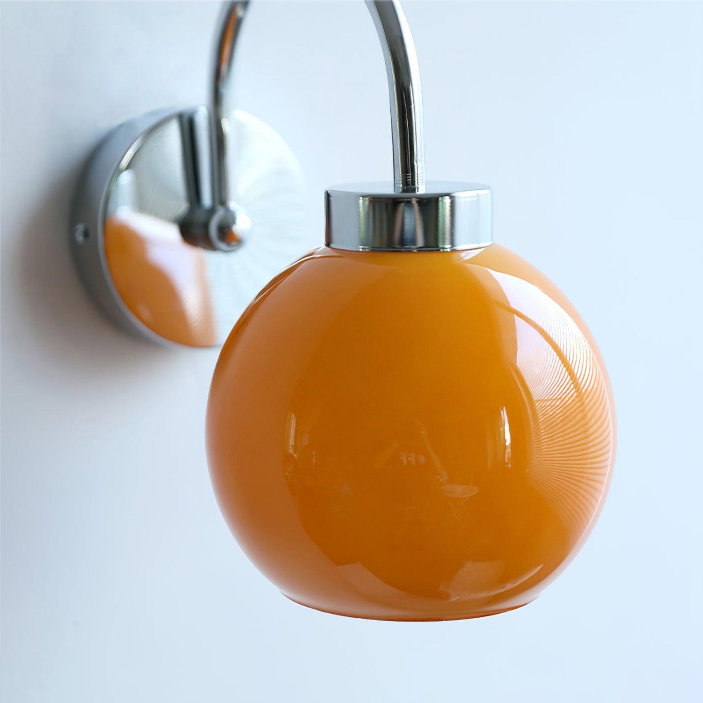 Loa Wall Lamp | Metal & Glass | Silver