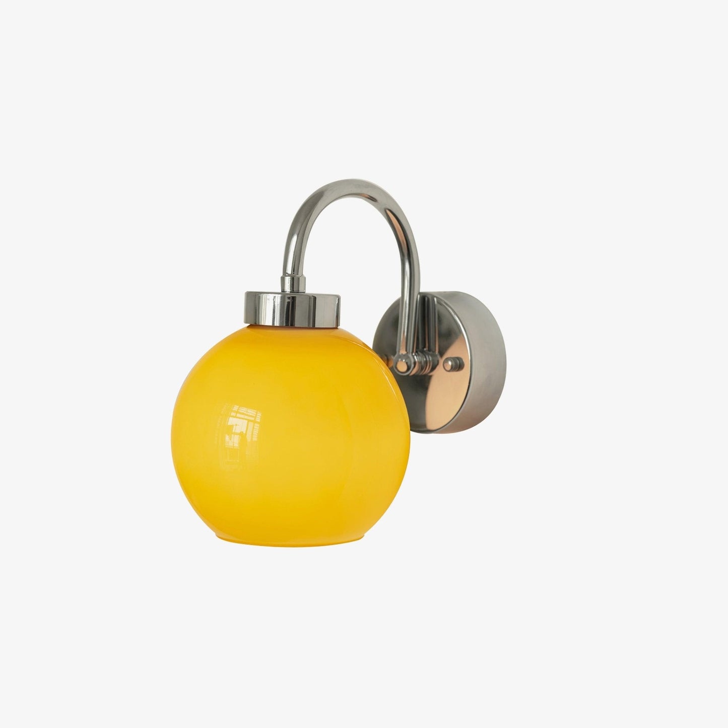 Loa Wall Lamp | Metal & Glass | Silver