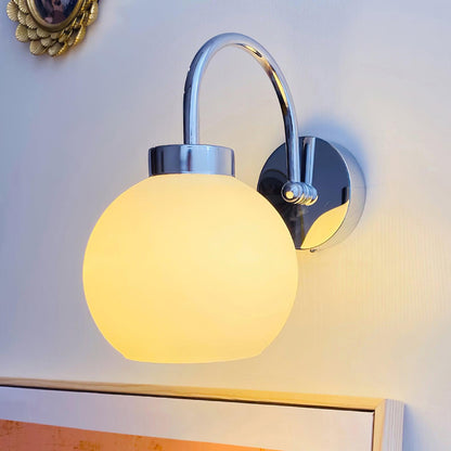 Loa Wall Lamp | Metal & Glass | Silver