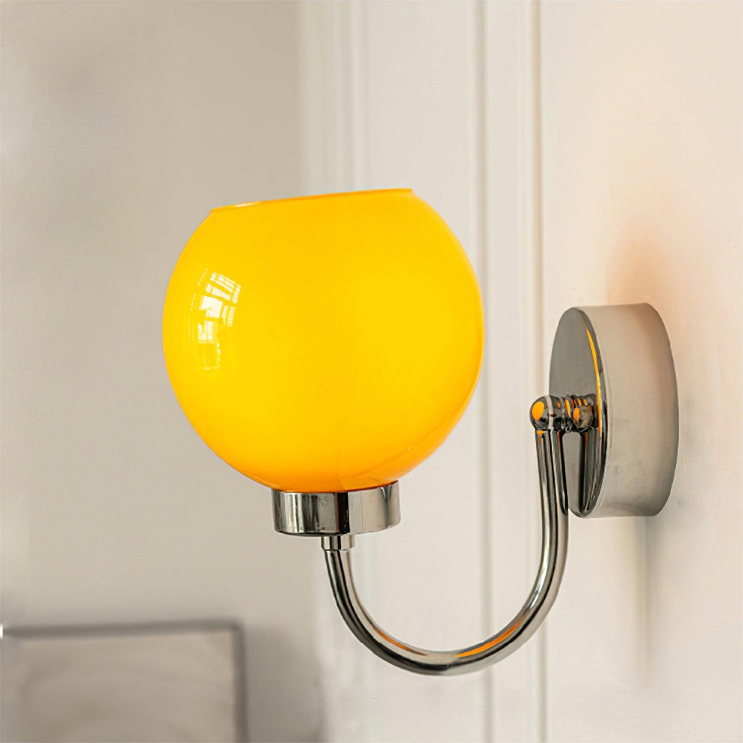 Loa Wall Lamp | Metal & Glass | Silver