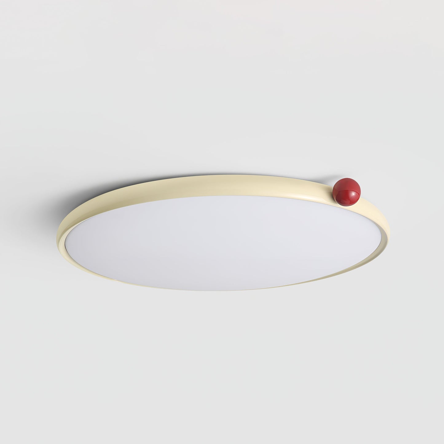 Lola Ceiling Lamp | Round Design | Red Accents