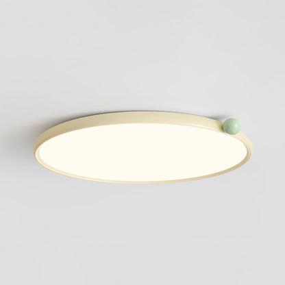 Lola Ceiling Lamp | Round Design | Red Accents
