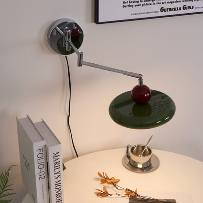 Lola Wall Lamp | Metal & Acrylic | Chrome or Green Finish