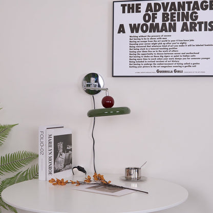 Lola Wall Lamp | Metal & Acrylic | Chrome or Green Finish
