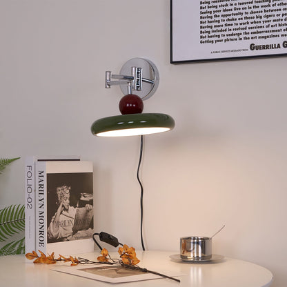 Lola Wall Lamp | Metal & Acrylic | Chrome or Green Finish