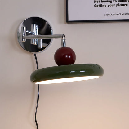 Lola Wall Lamp | Metal & Acrylic | Chrome or Green Finish