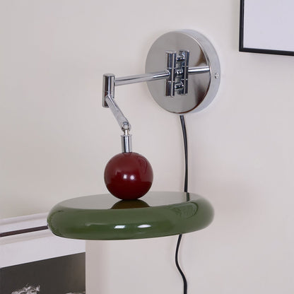 Lola Wall Lamp | Metal & Acrylic | Chrome or Green Finish