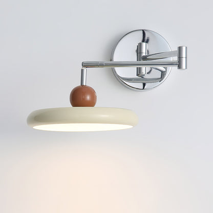 Lola Swing Arm Wall Lamp | Metal & Acrylic | Chrome or Green