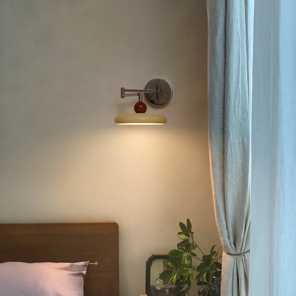 Lola Swing Arm Wall Lamp | Metal & Acrylic | Chrome or Green