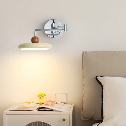 Lola Swing Arm Wall Lamp | Metal & Acrylic | Chrome or Green
