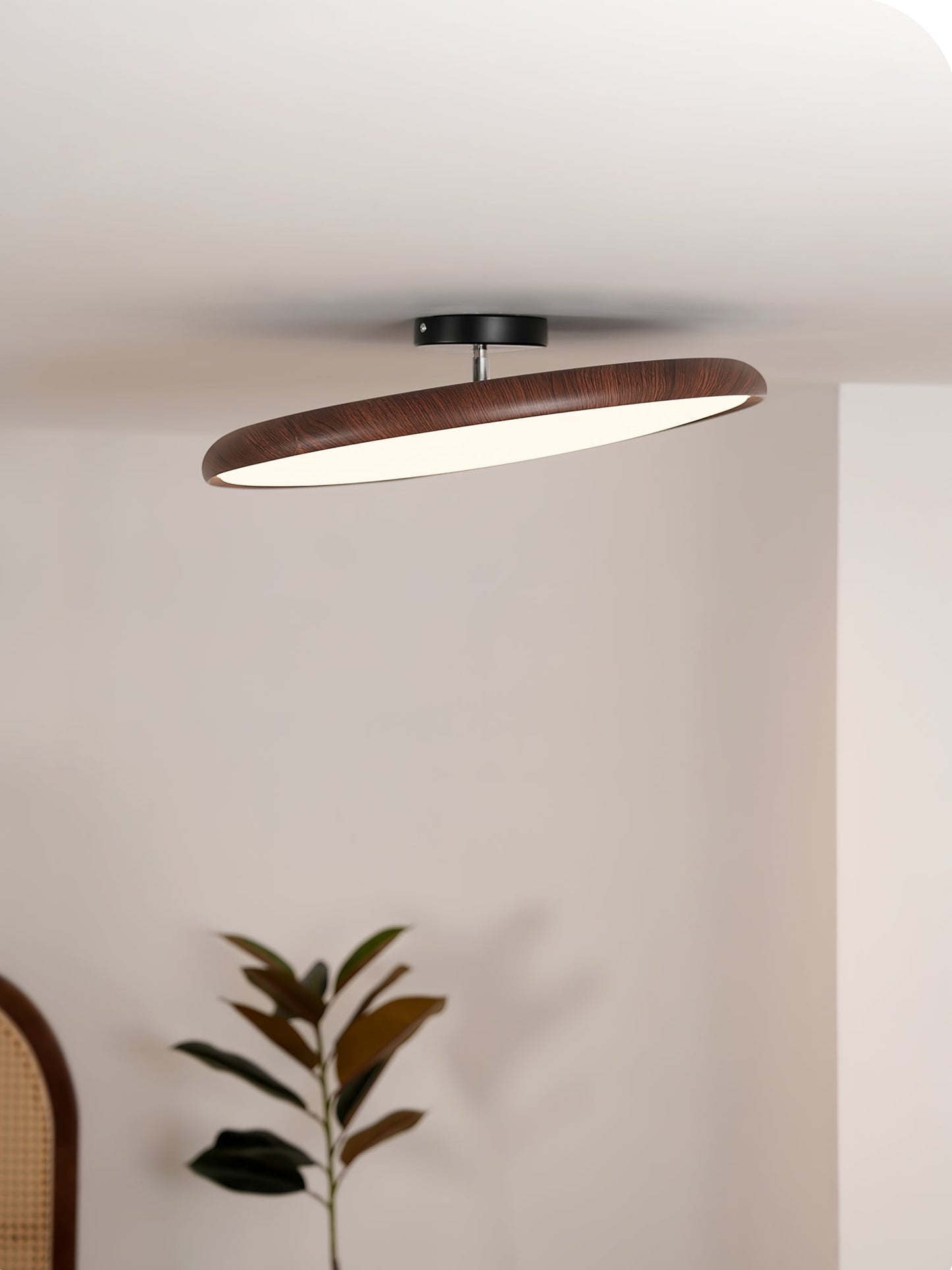 Lola Ceiling Lamp | Wood Grain | Adjustable