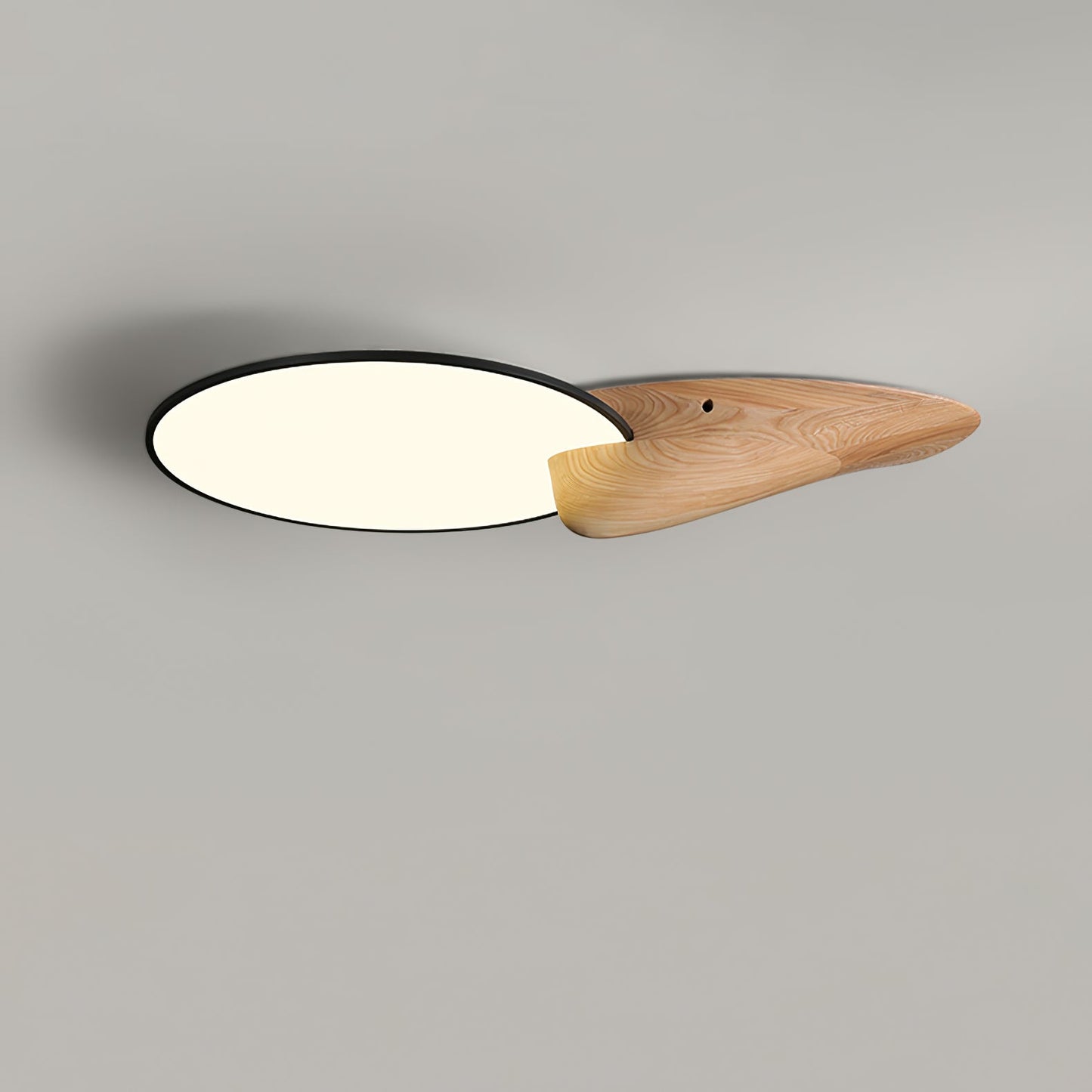 Lone Peak Ceiling Lamp | Wood, Metal, Acrylic | White, Black, Walnut Color