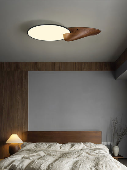 Lone Peak Ceiling Lamp | Wood, Metal, Acrylic | White, Black, Walnut Color