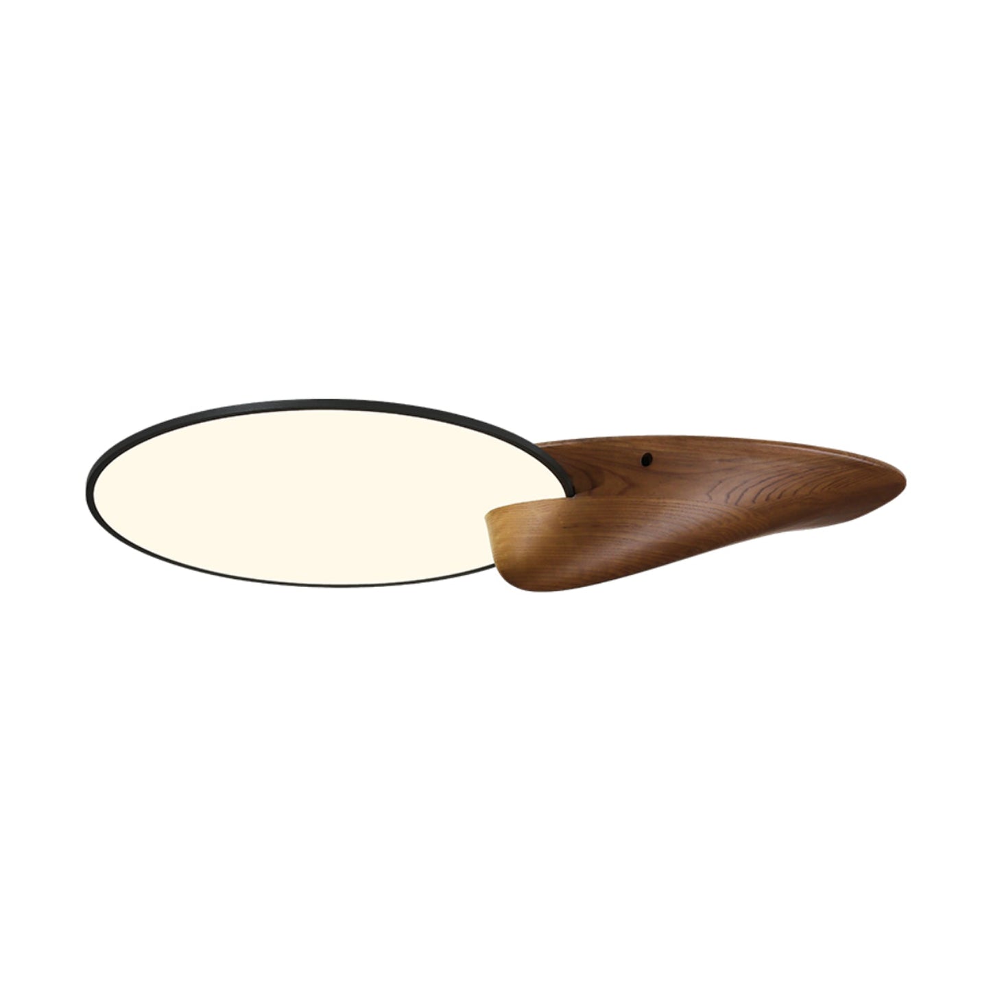 Lone Peak Ceiling Lamp | Wood, Metal, Acrylic | White, Black, Walnut Color