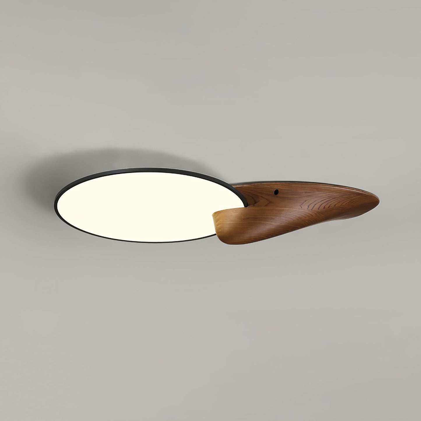 Lone Peak Ceiling Lamp | Wood, Metal, Acrylic | White, Black, Walnut Color